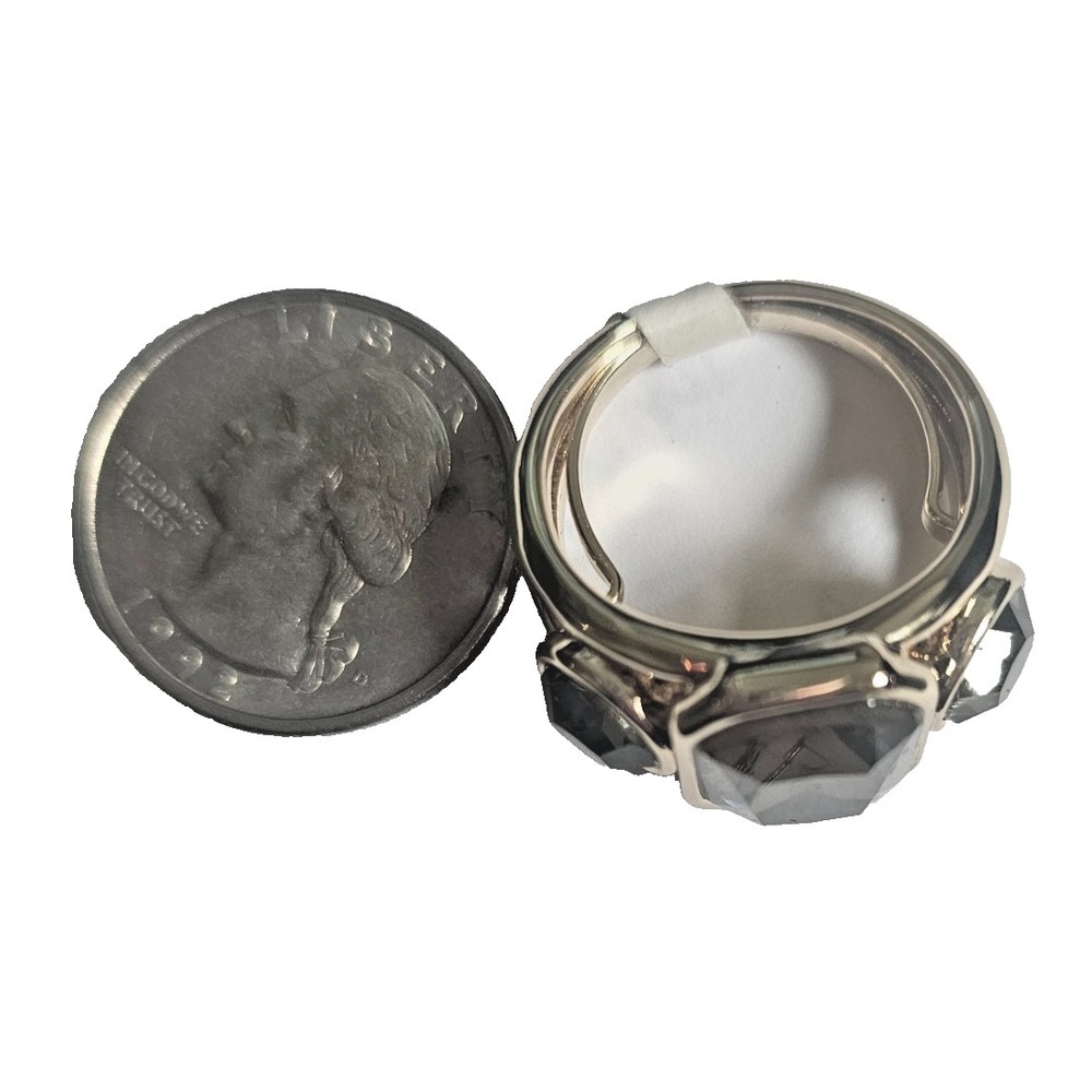 Ramy Brook Alanna Stone Cocktail Ring – Gold Plated Statement Ring, NWT - Picture 12 of 12